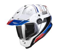 Scorpion ADF-9000 Air Desert Motocross Helmet, white-red-blue, size S for Men