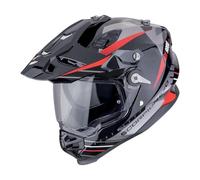Scorpion Helmets ADF-9000 FEAT BLK/SIL/RED LGE
