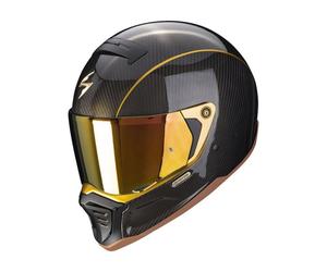 Scorpion Helmets EXO-HX1 CARBON BLK/GOLD MED