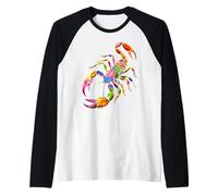Scorpion Insects Cute Scorpiones Arachnid Funny Scorpions Raglan Baseball Tee