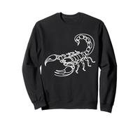 Scorpion Line Art Wildlife Animal Drawing Design Sweatshirt