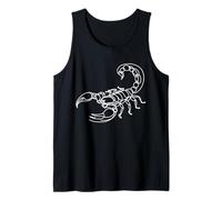 Scorpion Line Art Wildlife Animal Drawing Design Tank Top