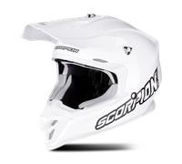 Scorpion VX-16 Evo Air Solid Motocross Helmet, white, size L for Men