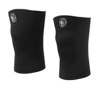 Scorpion Power Lifting Double Ply Titan Knee Sleeves Supportive Elastic Polyester Blend Knee Wraps for Weightlifting (X-Large, Black)