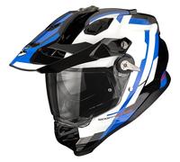 Scorpion ADF-9000 Air Patrol Enduro Helmet, black-white-blue, size XL for Men