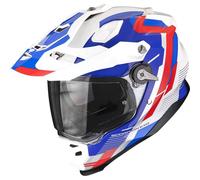 Scorpion ADF-9000 Air Patrol Enduro Helmet, white-red-blue, size XS for Men