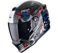 Scorpion Covert FX Skullz, full face helmet XXL Black/Grey/Red/Blue