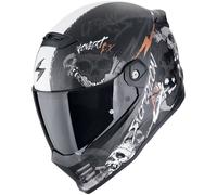 SCORPION SCORPION - Helmet Covert FX Skullz Matt Black / Grey / Gold XL
