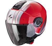 Scorpion Exo-City II Vel Red White Jet Helmet Size L L