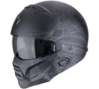 SCORPION SCORPION - Helmet Exo-Combat II Spiderweb Matt Black / Silver XL