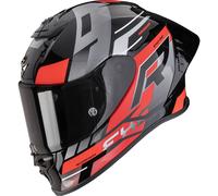 SCORPION SCORPION - Helmet Exo-R1 Evo II Air Adrenaline Black / Red / Silver XL