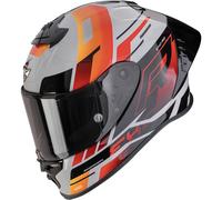 Scorpion EXO-R1 Evo II Air Adrenaline Full-Face Helmet, black-grey-red, size L for Men