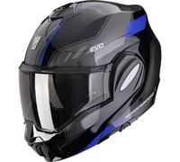 Scorpion Helmet Exo-Tech Evo Socius – Modular Flip-Up – Black/Blue – Size S (Men)