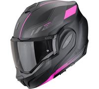 Scorpion Helmet EXO-Tech Evo Socius, Modular Flip-Up, Matt Black/Pink, Men's Size M