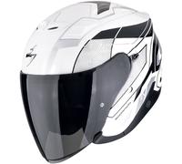 Scorpion EXO Z1 Vue Jet Helmet, black-white-silver, size XS for Men