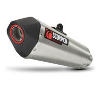 Scorpion Serket Taper Stainless Oval Exhaust - Kawasaki NINJA 300 System 2012 - 2017