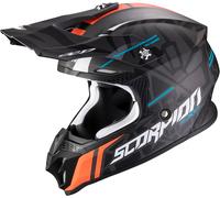 SCORPION VX-16 AIR REPLICA ROK II motocross helmet black-orange S.