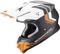 Scorpion VX-16 Evo Air Fusion Motocross Helmet, black/white/orange, size XS (53/54)