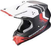 Scorpion VX-16 Evo Air Fusion Motocross Helmet, black-white-red, size XL for Men