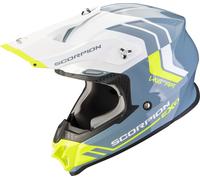 Scorpion VX-16 Evo Air Fusion Motocross Helmet, blue/white/yellow, size XS (53/54)