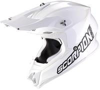 Scorpion VX-16 Evo Air Solid Motocross Helmet, white, size S for Men