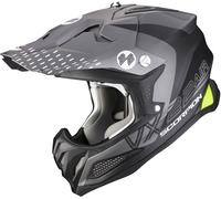 Scorpion VX-22 Air Ares Motocross Helmet, black-silver, size XS for Men
