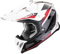 Scorpion VX-22 Air Beta Motocross Helmet, black-white-red, size XS for Men