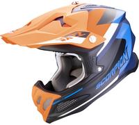 Scorpion VX-22 Air Beta Motocross Helmet, blue-orange, size M for Men