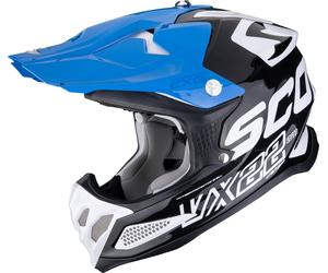 Scorpion VX-22 Air Updown Motocross Helmet, black/white/blue, size M (57/58)