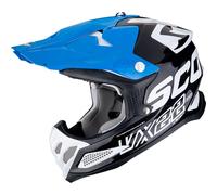 Scorpion VX-22 Air Mips Uptown, motocross helmet S Black/White/Blue