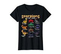 Scorpions Animals of the World Animal Lover Educational Value Graphic T-Shirt