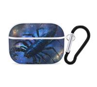 Scorpions Universes Galaxys Compatible with Airpod Pro Case Cover Skin with Keychain