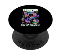 Scorpios the best secret keepers PopSockets Adhesive PopGrip