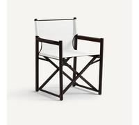 Scorsi Acacia Folding Garden Dining Chair chalk