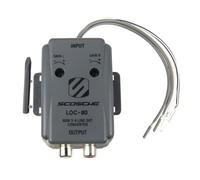 Scosche LOC80 Line Output Converter Adjustable Amplifier Add On Module for Car Stereo, 2-Channel Speaker Wire to RCA Adapter