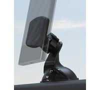 Scosche MagicMount Extra Strength Magnetic Car Mount for Dashboard/Windshield, Car Cell Phone Holder with 360° Rotation, 3M Adhesive and Thick Metal Plate for Large iPhone and Android Phones