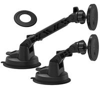 Scosche MagicMount Heavy Duty MagSafe Suction Cup Phone Holder & Tablet Mount, Magnetic Car Mount for Dashboard/Windshield/Office with Extra Strong Magnets for iPad, iPhone, Android Phones & Tablets