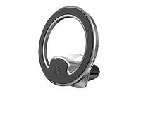 Scosche MagicMount MEMSV Elite2 Magnetic Phone Mount for Car Vent, MagSafe Phone Holder with 360° Adjustable Magnet Head, Cell Phone Stand Compatible with iPhone 16/15/14/13/12 & MagSafe Case, Silver