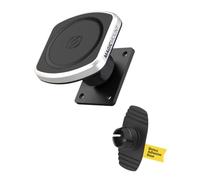 Scosche MagicMount Pro2 Magnetic Phone Holder for Car, MagSafe Car Mount, Includes Dashboard & AMPS Adapters, Magnetic Cell Phone Car Mount for iPhone, Compatible with Samsung & Android