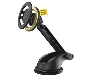 Scosche MagicMount SMSWDEX-SP Dashboard/Windshield Cell Phone Holder w/Suction Cup Base, Magnetic Phone Mount for MagSafe Mobile Devices, Compatible w/iPhone 15/14/13/12 Series & MagSafe Accessories