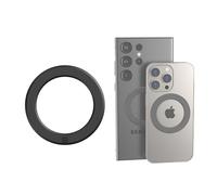 Scosche Magnetic Adapter Magic Ring - Adhesive MagSafe Compatible, 2-Pack Black One Size