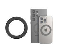 Scosche Magnetic Adapter Magic Ring - Adhesive MagSafe Compatible, 2-Pack Black One Size