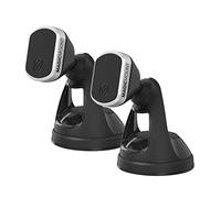Scosche MM2WDSR-2PKXC0 MagicMount Pro Magnetic Car Phone Holder for iPhone and Android - 2 Pack Magnet Mount - Secure Magnetic Cell Phone Mount for Car Window or Dash - Universal 360° Adjustable Head