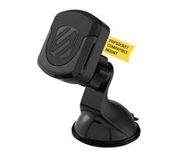 Scosche MMPWSM MagicMount Pop Magnetic Suction Cup Mount for Car Dashboard and Windshield, Universal Cell Phone Holder for Collapsible Phone Grip, 360° Magnet Head for iPhone & Android Smartphones