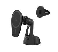 Scosche MPMSWDV-SP MagicMount Pro MS 3-in-1 Magnetic Phone Mount, Hands-Free Cell Phone Holder for Car Dashboard/Windshield/Vent Compatible with 16/15/14/13/12 Pro Pro Max Plus and Mag Safe Case