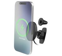 Scosche MPQTRDV Qi2 MagSafe Car Mount Charger 25W Fast Wireless Charging Phone Holder for Vent or Dashboard, Magnetic Cell Phone Mount Compatible with iPhone 17/16/15/14/13 Series & Samsung Galaxy S25