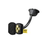 Scosche MXWDL Extra Strong MagicMount Magnetic Car Dashboard/Windshield Phone Holder, Cell Phone Mount with Extra Strength Magnet and Thicker Metal Plate for Max Hold, Compatible with iPhone and More