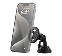 Scosche SMS2WD2 MagicMount MagSafe Suction Cup Phone Mount for Car Windshield/Dashboard Cell Phone Holder Compatible with Popsocket, Magnetic Stand Compatible with iPhone 16 15 14 13 12, Samsung