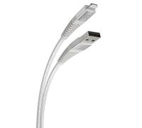 Scosche StrikeLine Heavy-Duty Braided USB-A to Lightning 4ft Charging Cable