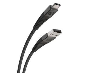 Scosche StrikeLine Heavy-Duty Braided USB-A to USB-C 4ft Charging Cable